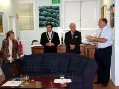 Angelina Melia, Louie Magro, Mario Carosella,  John D'Orazio